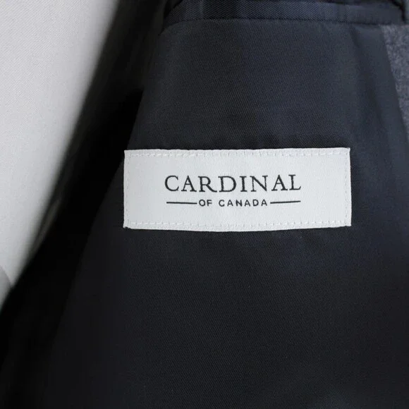 Cardinal of Canada NWT Wool Sport Coat Size 42R US In Blue & Gray Melange